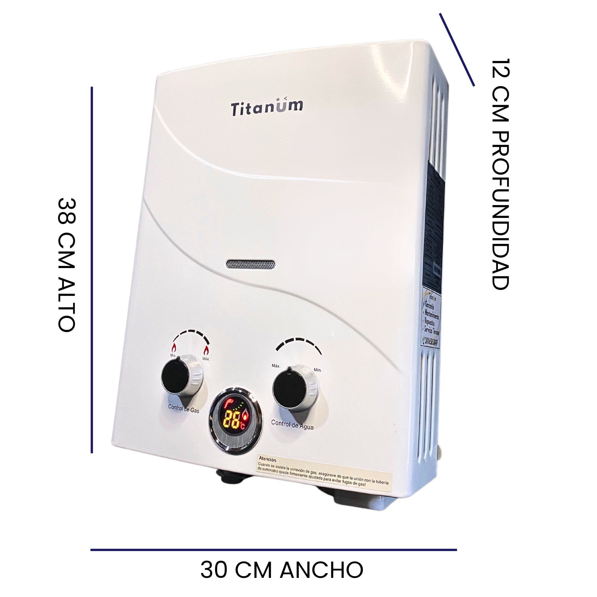 Calentador Titanum Blanco 5.5 litros