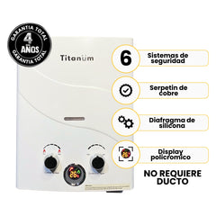 Calentador Titanum Blanco 5.5 litros