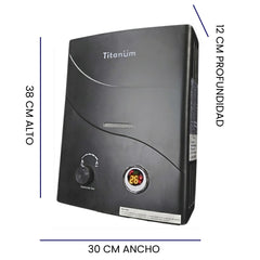 Calentador Titanum Black 5.5 litros