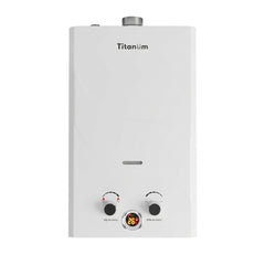 Calentador Titanum 7 Litros Tiro Forzado Blanco
