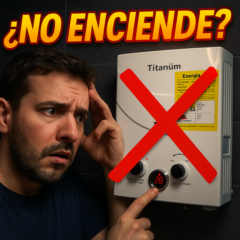 calentador de agua no enciende